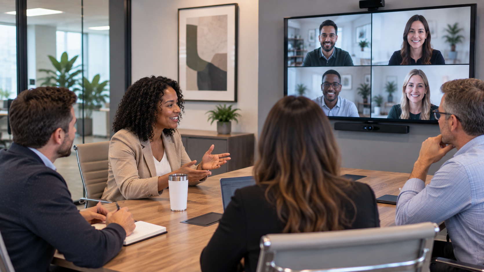 Healthcare technology professionals collaborating across office and remote environments on FACETS delivery.